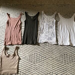 Set of 5 Target Tank Tops